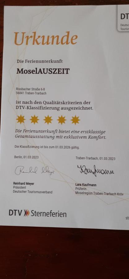 Neu - Moselauszeit Traben Daire Dış mekan fotoğraf